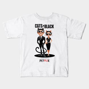 Cats in black Kids T-Shirt